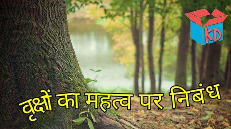 Importance Of Trees In Hindi Essay